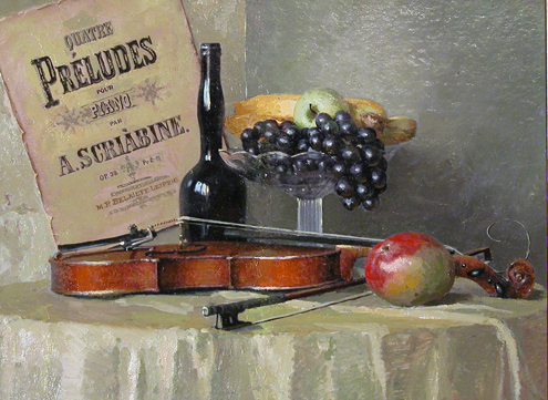 Натюрморт со скрипкой 2